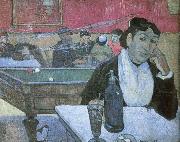 Paul Gauguin Dans  un cafe a Arles depicts the same cafe Van Gogh painted oil painting